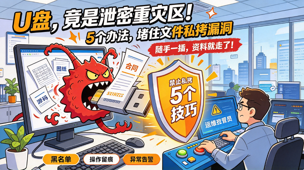 U 盘泄密怎么防?5 个实用防护技巧,堵住文件私拷漏洞(图1) image.png