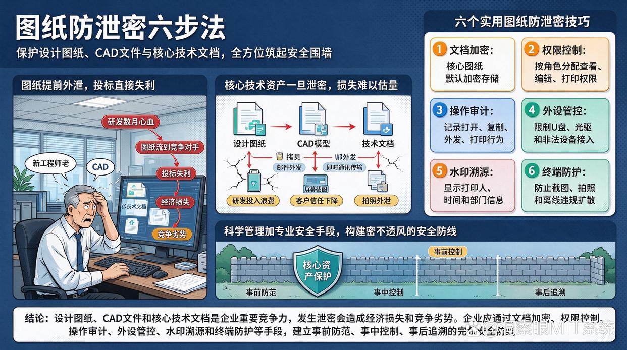 图纸怎么防泄密？分享6个图纸防泄密小技巧，全面筑起安全围墙(图1)