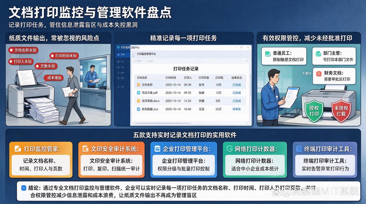 打印任务能否记录文档名称与打印时间？分享五款实时记录文档打印的软件，26最新(图1)