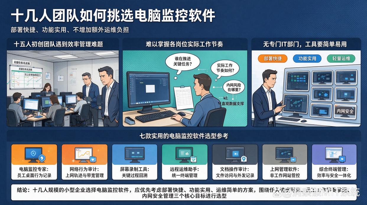 十几人的公司如何采购员工电脑监控软件?推荐7款实用的电脑监控软件,快收藏了(图1) 十几人的公司如何采购员工电脑监控软件?推荐7款实用的电脑监控软件,快收藏了(图1)