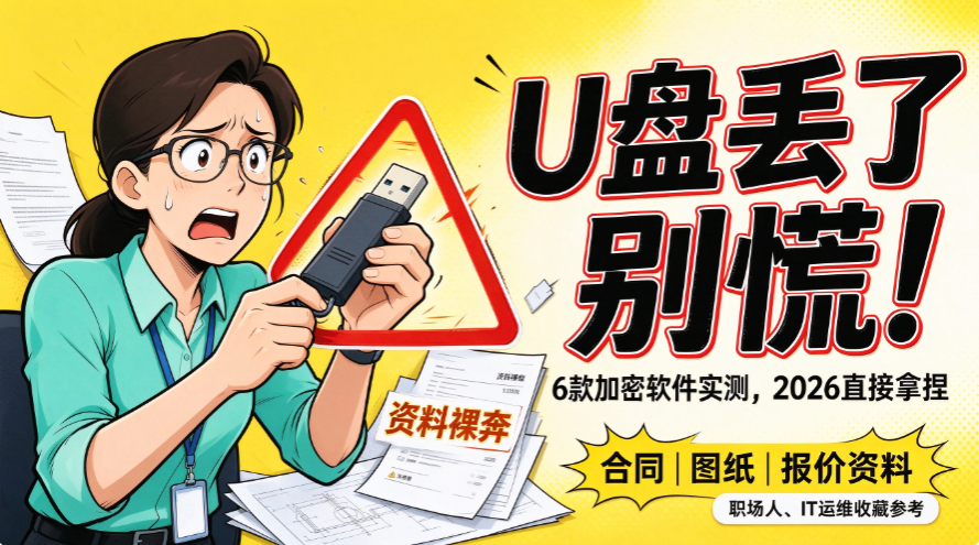 给 U 盘加密难不难?6 款软件实测,2026 直接拿捏(图1) image.png