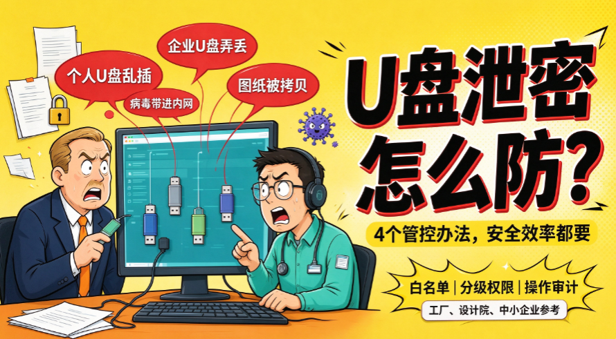 企业 U 盘怎么管控?4 个移动存储管控办法,拿捏(图1) image.png