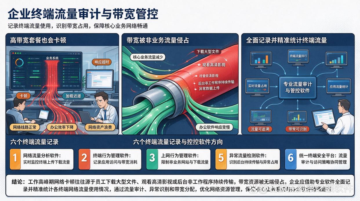 如何统计各终端的网络流量使用情况？推荐六个管控软件，码住了(图1)