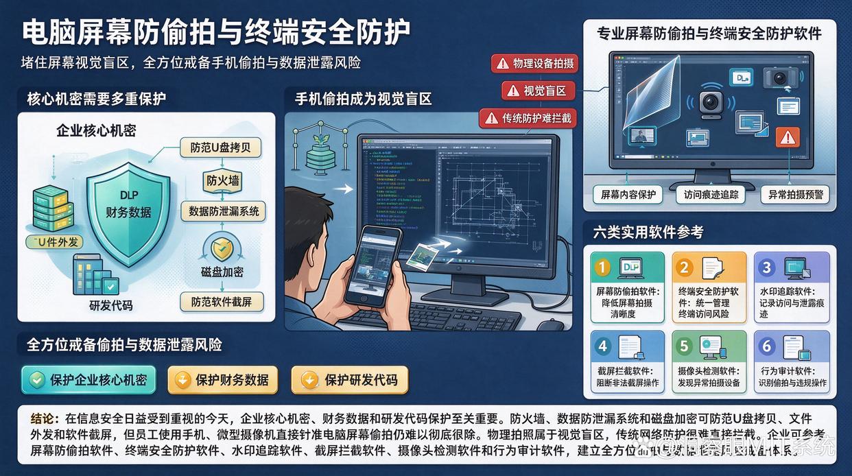 怎么防止员工偷拍电脑屏幕？分享六款电脑屏幕防偷拍软件，快来试试(图1)