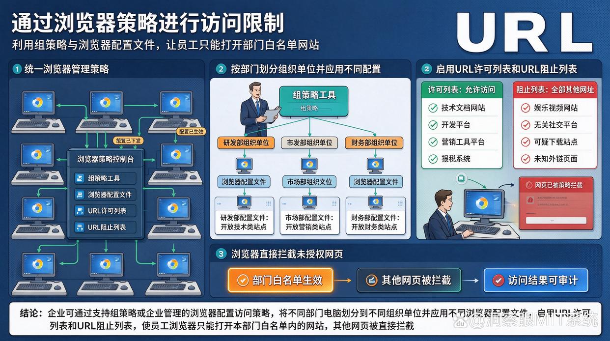 如何为不同部门配置不同的网站白名单?推荐六个网站管控方法,快码住(图7) 如何为不同部门配置不同的网站白名单?推荐六个网站管控方法,快码住(图7)