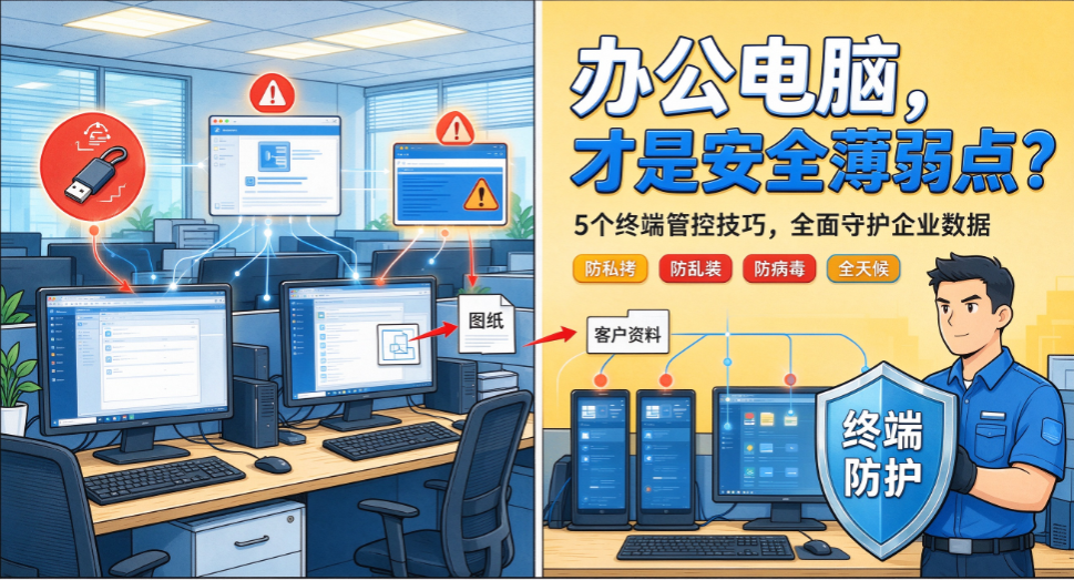 终端安全管控怎么做?5 个终端管控技巧,全面保护办公终端(图1) image.png