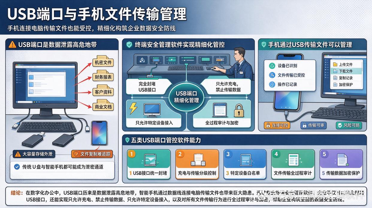 手机通过 USB 传输文件是否可以管理?推荐5个USB端口管控的软件,建议试试了(图1) 手机通过 USB 传输文件是否可以管理?推荐5个USB端口管控的软件,建议试试了(图1)