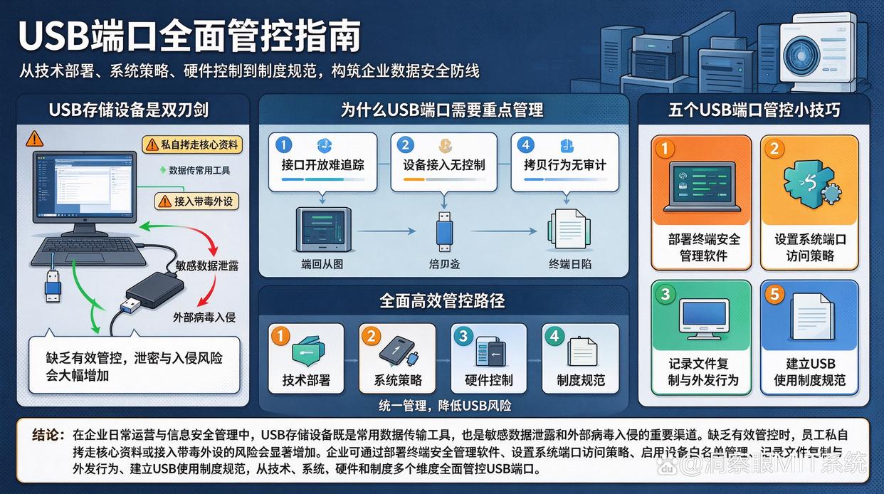 USB端口如何管控?分享五个USB端口管控小技巧,快来收藏(图1) USB端口如何管控?分享五个USB端口管控小技巧,快来收藏(图1)