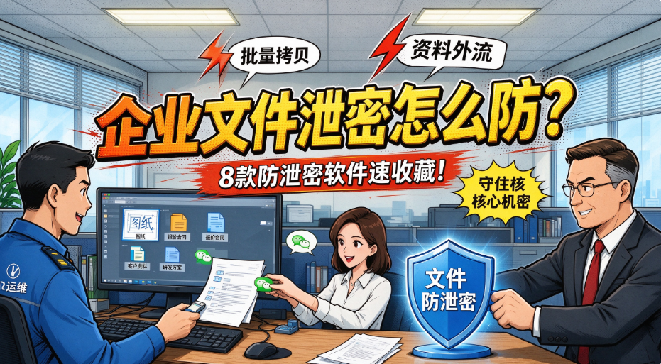 企业文件泄密怎么防?8 款防泄密软件,速收藏(图1) image.png