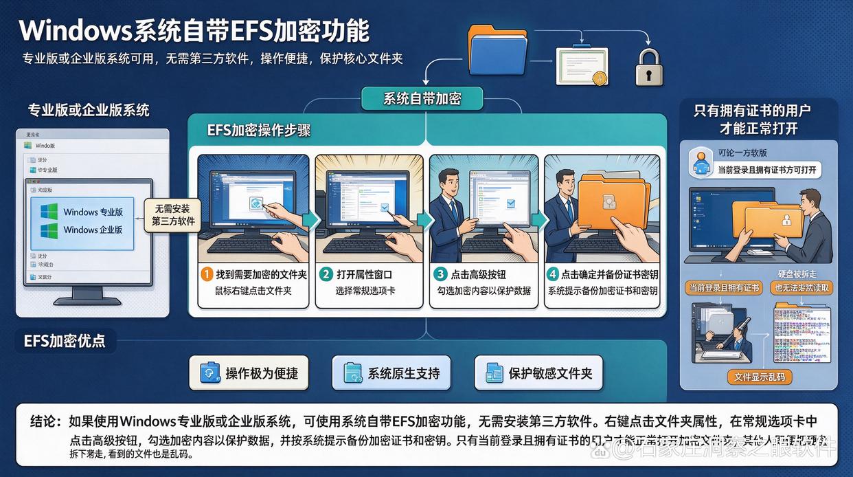 文件夹加密怎么设置？这六个给文件夹加密的方法教给你，快来试试(图6)