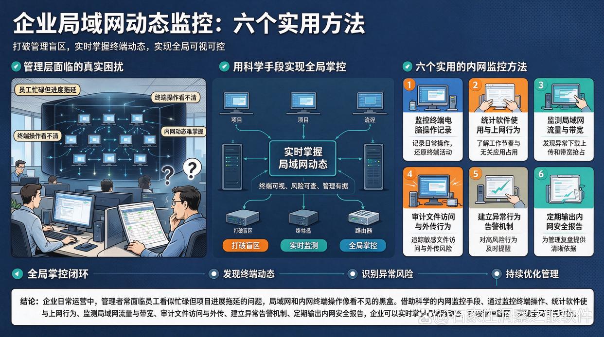 想监控局域网内网？推荐6个实时监控局域网内网的方法，快来码住(图1)