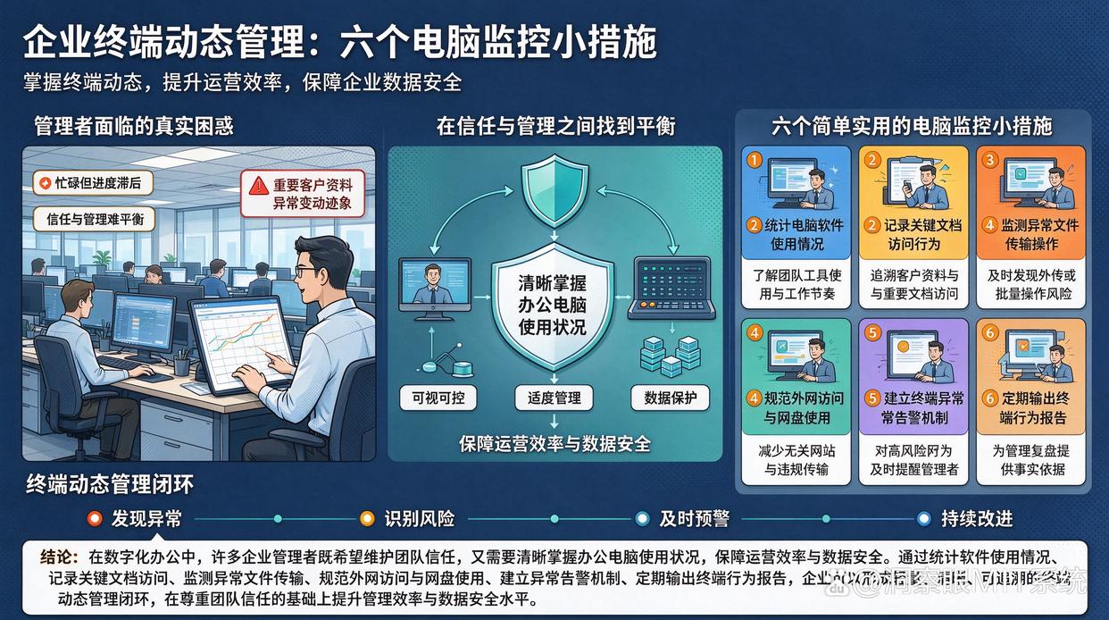 想实时监控员工电脑?分享六个实时监控员工电脑的小措施,快来试试(图1) 想实时监控员工电脑?分享六个实时监控员工电脑的小措施,快来试试(图1)