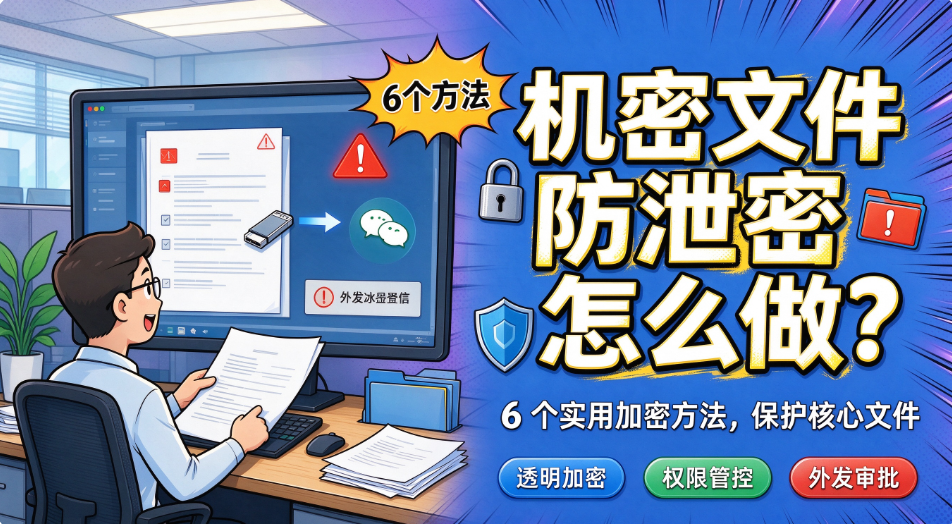 机密文件防泄密怎么做?6 个实用加密方法,保护核心文件(图1) image.png