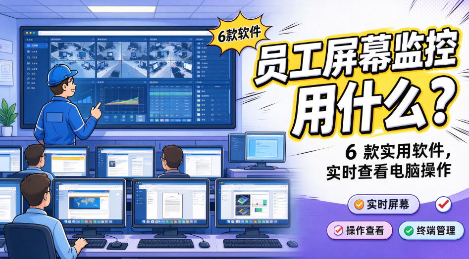 员工屏幕监控用什么?6 款实用软件,实时查看电脑操作(图1) image.png