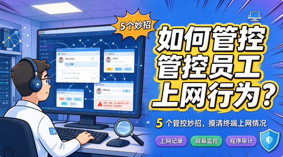 如何管控员工上网行为?5 个管控妙招,摸清终端上网情况(图1) image.png