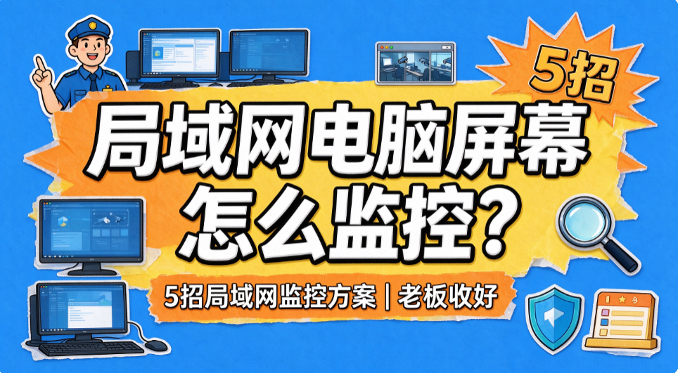 局域网电脑屏幕怎么监控?5 招局域网监控方案,老板收好(图1) image.png
