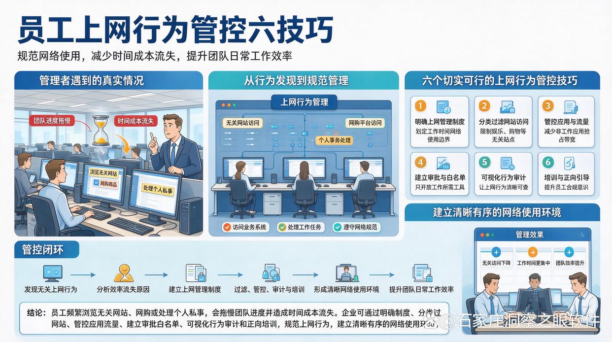 公司想监控员工网站访问状况？分享6个上网行为管控小技巧，新手也能学会(图1)