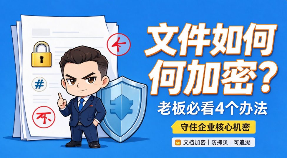 文件如何加密?老板必看 4 个办法,守住企业核心机密(图1) image.png