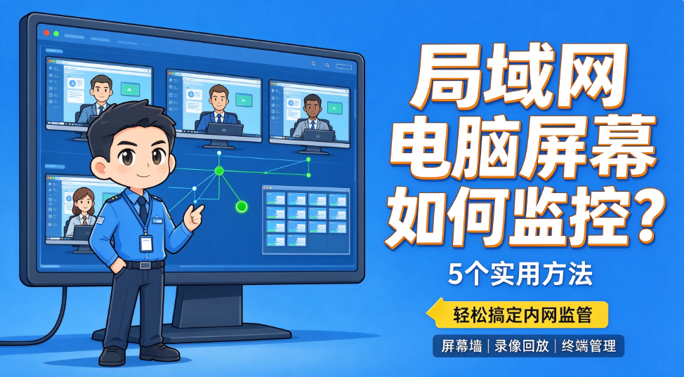 局域网电脑屏幕如何监控?5 个实用方法,轻松搞定内网监管(图1) image.png