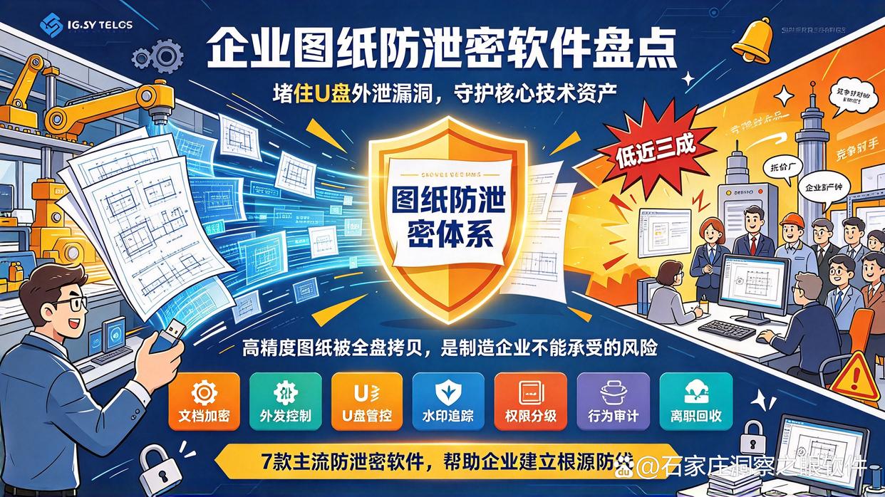 图纸容易被拷贝外传?图纸防泄密怎么弄?7 款主流防泄密软件分享(图1) 图纸容易被拷贝外传?图纸防泄密怎么弄?7 款主流防泄密软件分享(图1)