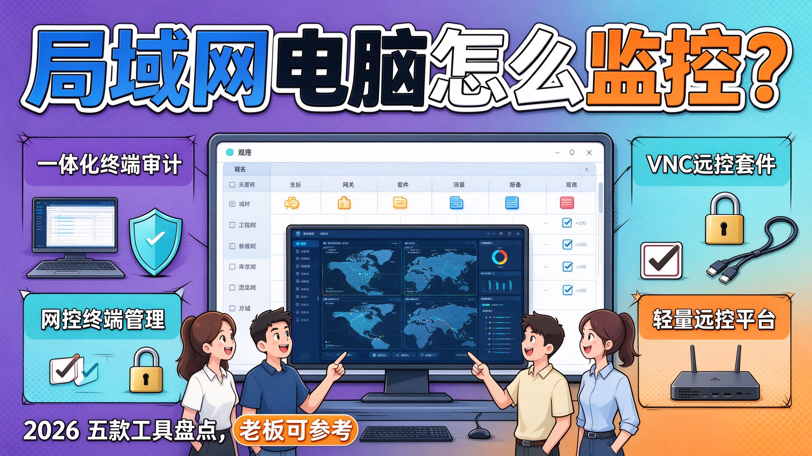 局域网电脑怎么监控?2026 五款工具盘点,老板可参考(图1) image.png