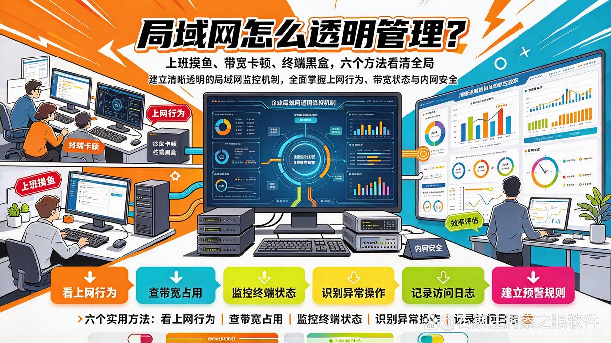 局域网如何实时监控？教你六个简单实用的局域网监控方法，分分钟学会(图1)
