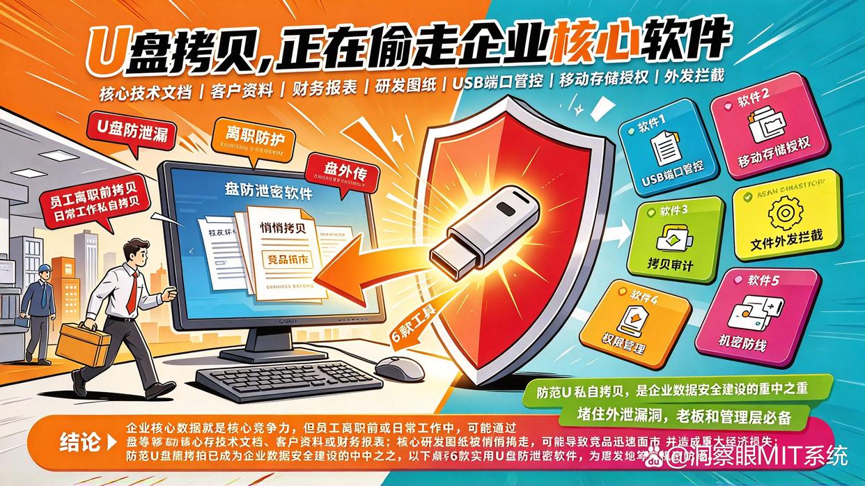 员工用 U 盘私自拷贝文件？6 款 U 盘防泄密软件，码住试试(图1)