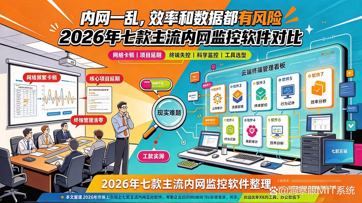 内网如何监控？26年最新整理七款主流内网监控软件，建议收藏了！(图1)