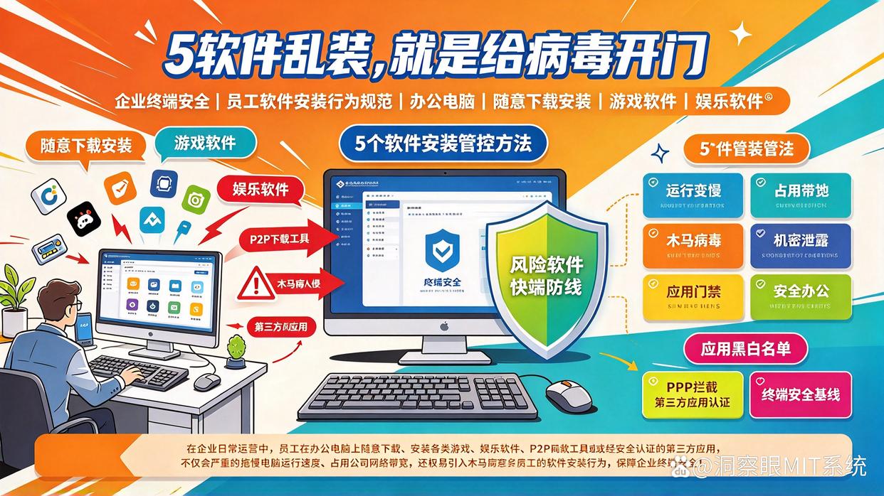 如何管控员工电脑软件安装?推荐5个简单实用的软件安装管控方法,建议码住(图1) 如何管控员工电脑软件安装?推荐5个简单实用的软件安装管控方法,建议码住(图1)