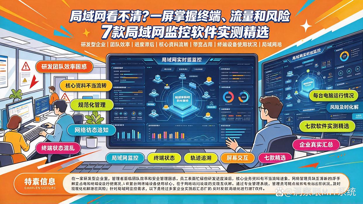 局域网怎么实时监控？强烈推荐七款局域网监控软件，企业必备(图1)