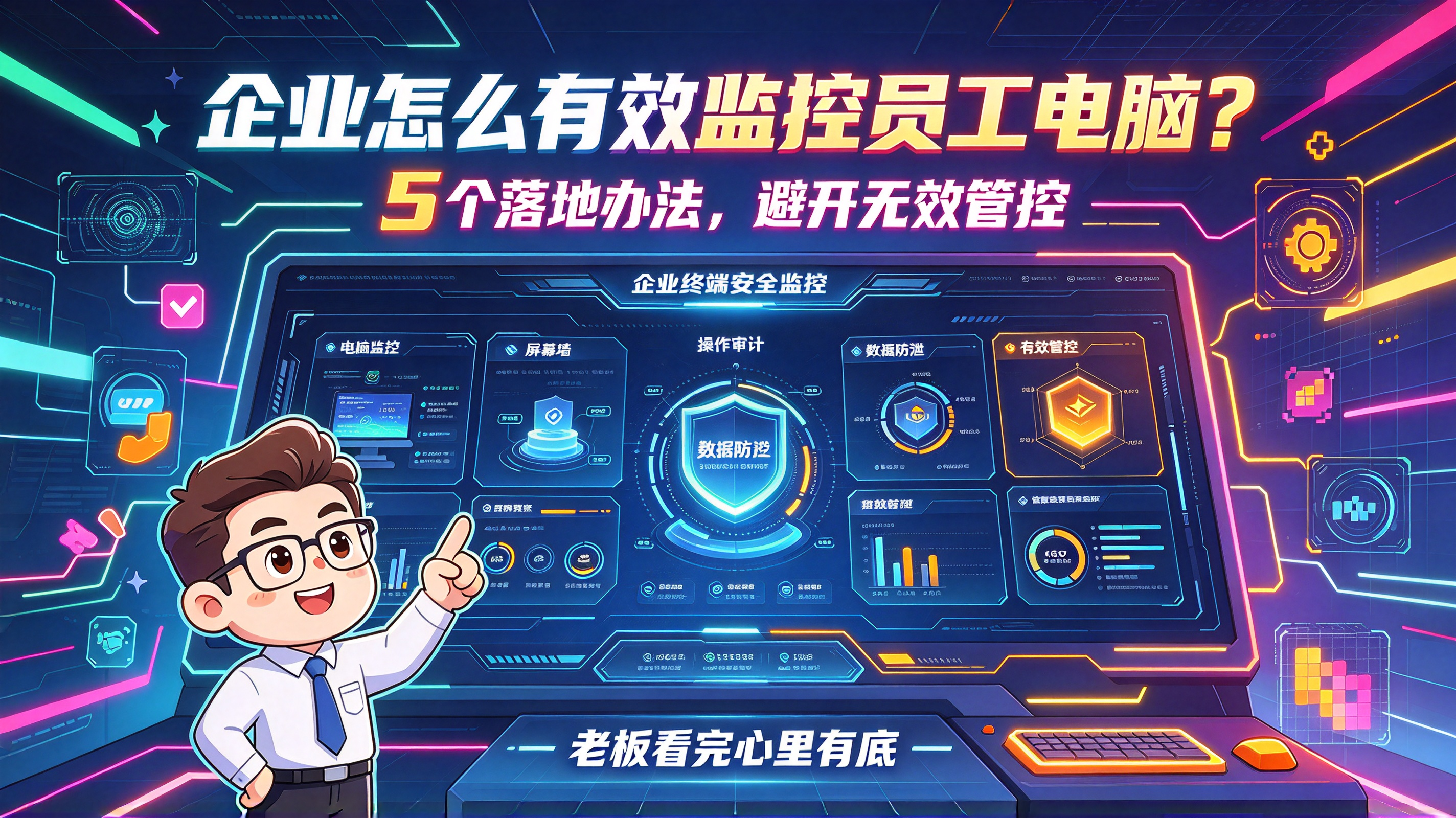 企业怎么有效监控员工电脑?5 个落地办法,避开无效管控(图1) image.png